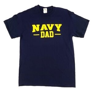 𝅺3/$20 Gildan Navy Dad Short Sleeve T-shirt